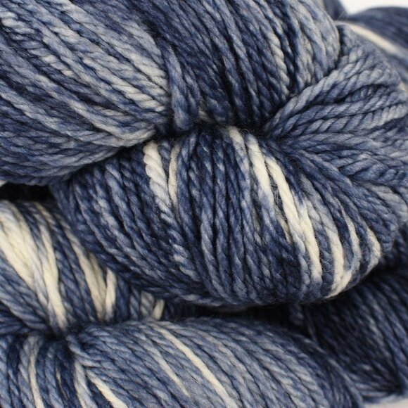 Kokon Bleu Limited Edition Aran Weight Yarn 4 Skeins SW Merino Wool Jean Michel